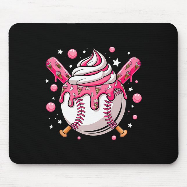 Ice Cream Drip Bysebyll Stuff Shirt Stuff Bysebyll Mouse Mat (Front)