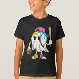 Ice Cream Drip Ghost Sell Spots Sell Drip Hallowee T-Shirt