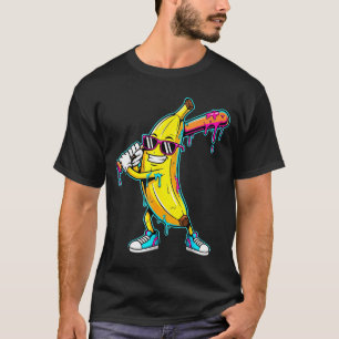 Ice cream drip graphic funny colour splash design T-Shirt