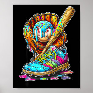 Ice Cream Drip Sell Stuff Softll Drip Glove T Shoe Poster