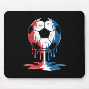 Ice Cream Drip Soccer 4th Of July Boys Kids Footby Mouse Mat