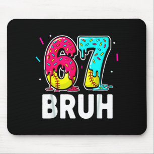Ice Cream Dripng Softball Drip Fun 6 7 Six Seven M Mouse Mat
