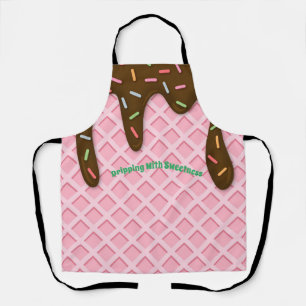 ICE CREAM DRIPPING CONEAll-Over Print Apron