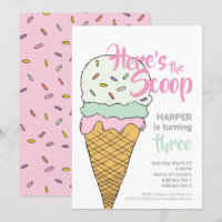 Ice Cream Event Celebration Editable Ice Cream Soc
