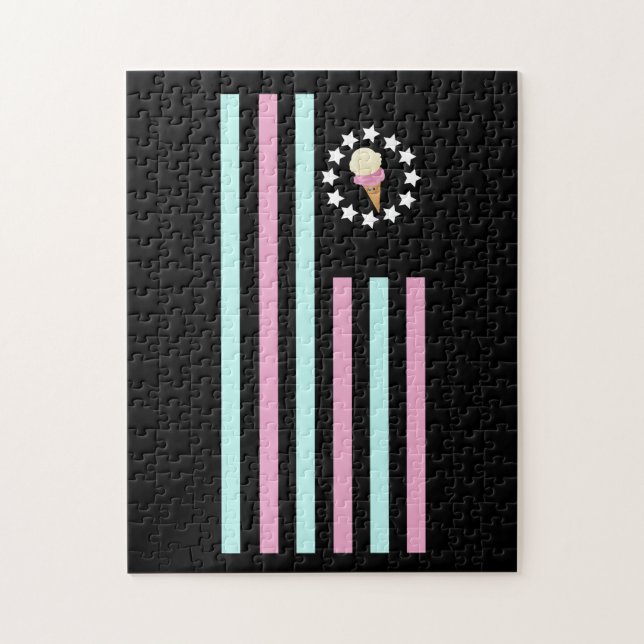 Ice Cream - Flag Jigsaw Puzzle (Vertical)