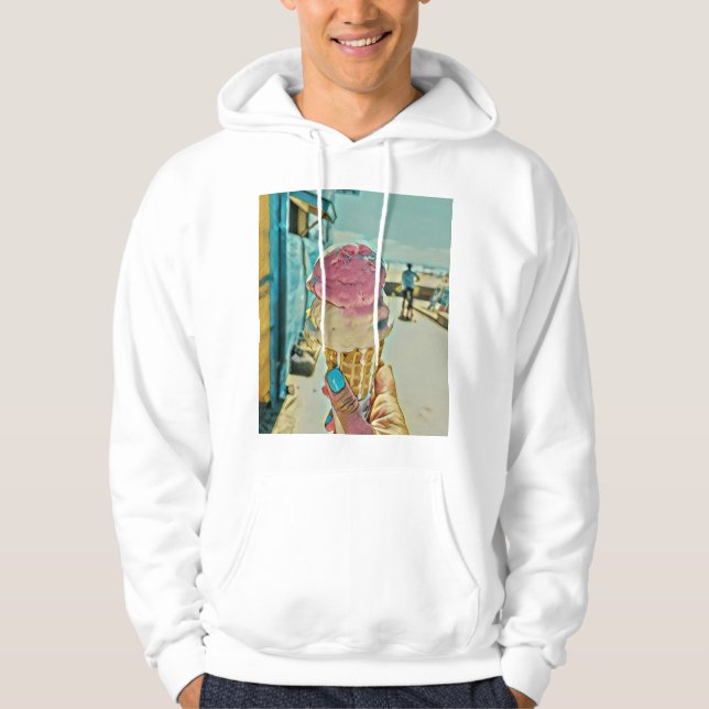 Ice cream flavour hoodie (Front)