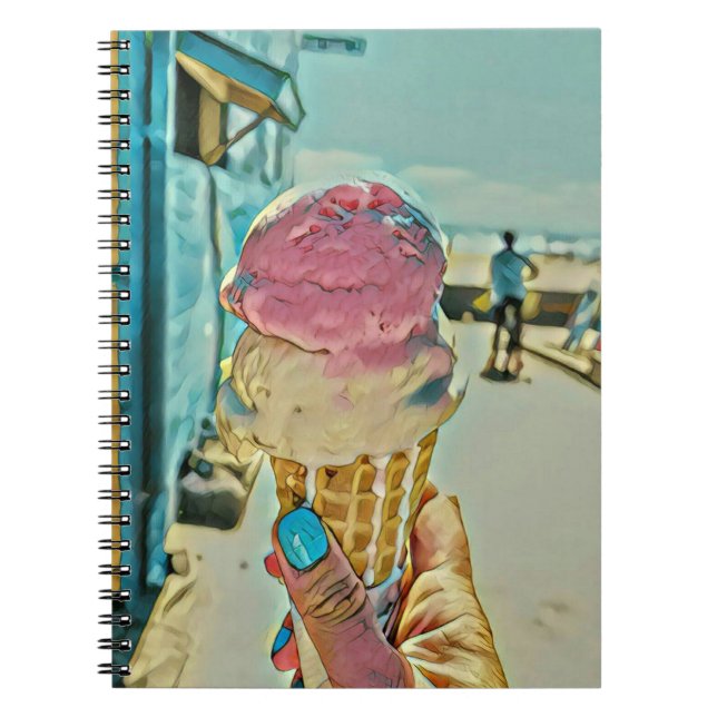 Ice cream flavour notebook (Front)