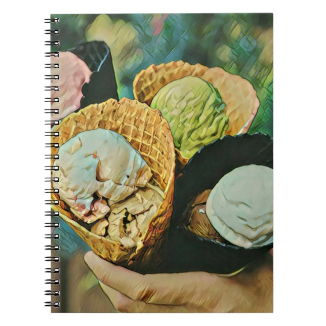 Ice cream flavour notebook (Front)