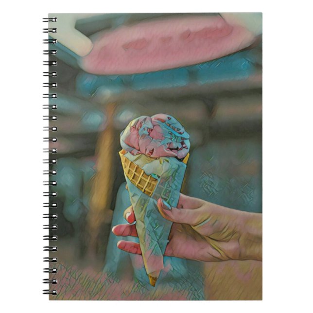 Ice cream flavour notebook (Front)