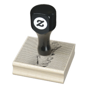 Ice cream flavour rubber stamp