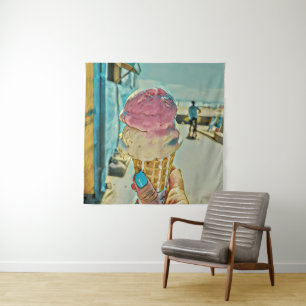 Ice cream flavour tapestry