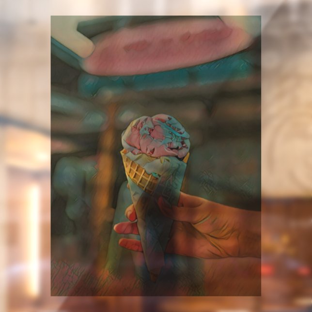 Ice cream flavour window cling (Sheet 2)