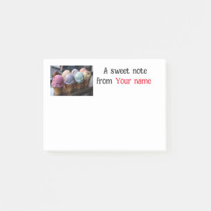 Ice Cream Flight Post-it Notes