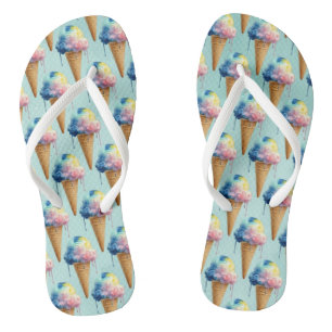 Ice Cream Flip Flops