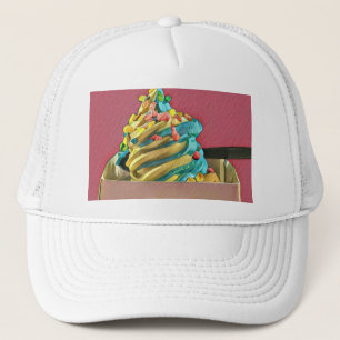 Ice cream for kids trucker hat