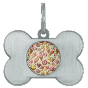 Ice Cream Fun Pet ID Tag