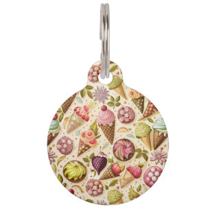 Ice Cream Fun Pet Tag