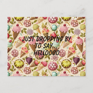 Ice Cream Fun Postcard