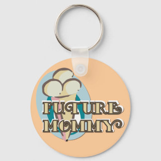 Ice Cream Future Mummy Tshirts and Gifts Key Ring