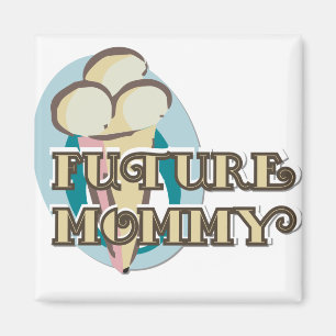 Ice Cream Future Mummy Tshirts and Gifts Magnet