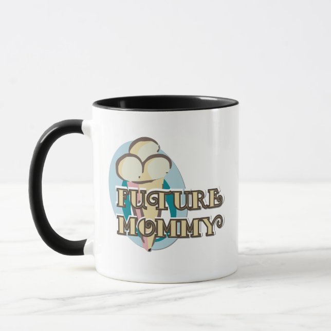 Ice Cream Future Mummy Tshirts and Gifts Mug (Left)