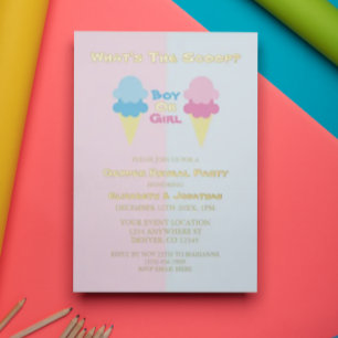 Ice Cream Gender Reveal