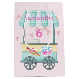 Ice Cream Gift Bag, Samantha Birthday Present Bag