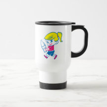 Ice Cream Girl Coffee Travel Mug