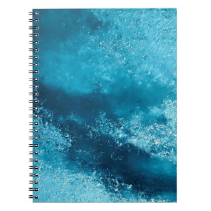 Ice cream glacier frozen cold ice notebook