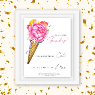 Ice cream - Guess How Many Corks  Poster