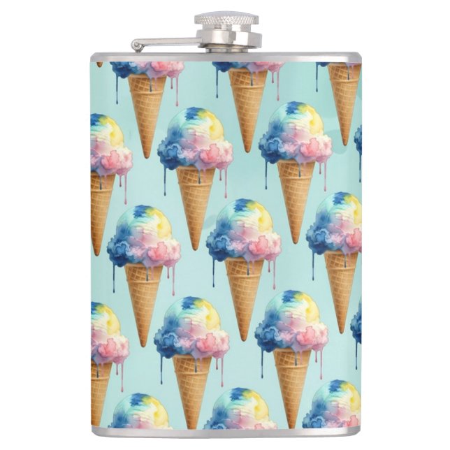 Ice Cream Hip Flask (Front)