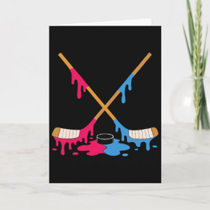Ice Cream Hockey Drip Colorful Sprinkles Boys Yout Card