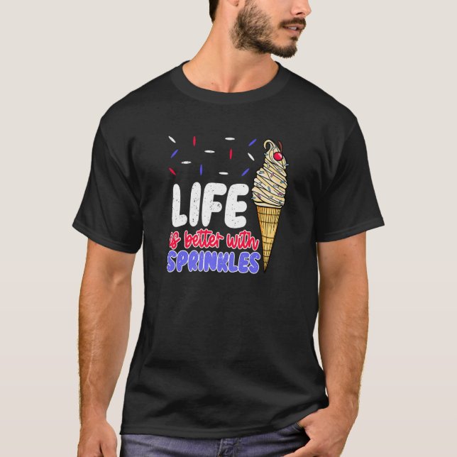 Ice Cream  Ice Cream   Ice Cream T-Shirt (Front)