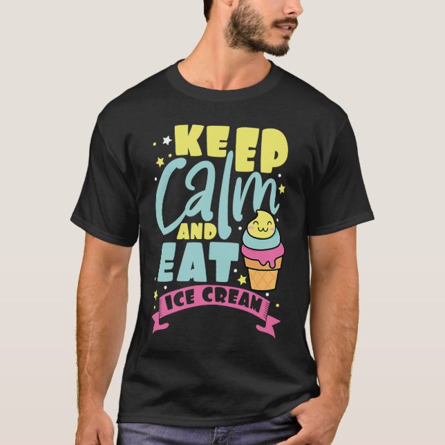 Ice Cream   Ice I Love Ice Cream  1 T-Shirt (Front)