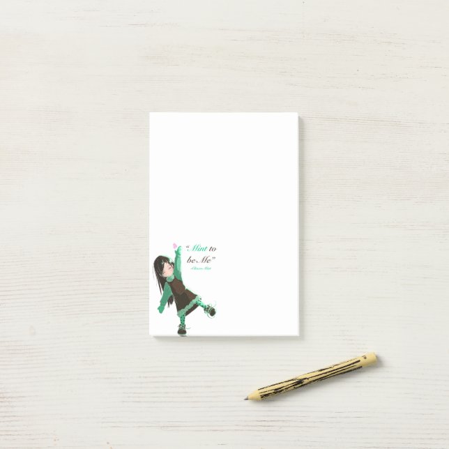 Ice cream inspirational quote sticky notes  (On Desk)