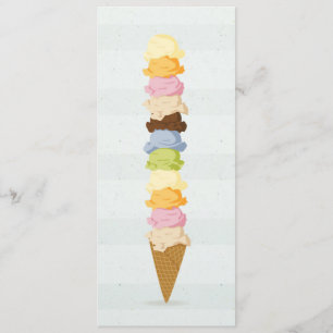 Ice cream Invitation Card