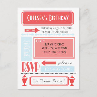 Ice Cream Invite