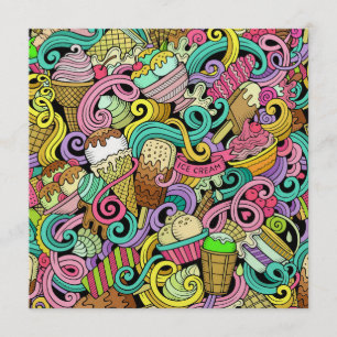 Ice Cream Irresistible Party Invitations