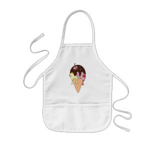 Ice cream kids apron