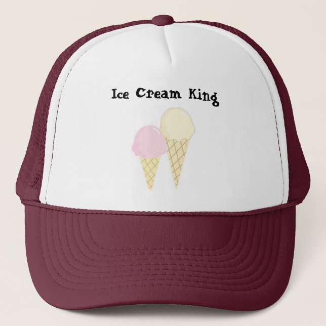 Ice Cream King Trucker Hat (Front)