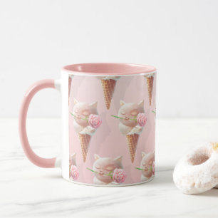 Ice Cream Kitty – Rosy & Dreamy Mug