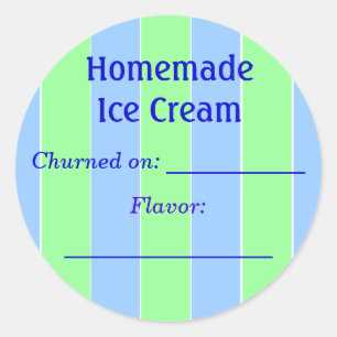 Ice Cream Label