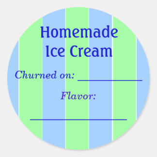 Ice Cream Label