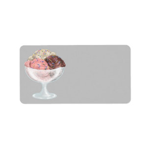Ice Cream Label