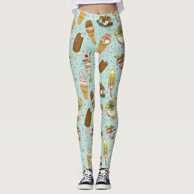 Ice Cream Leggings (Front)