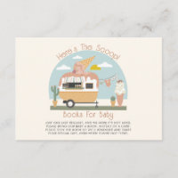 Ice Cream Light Pink Baby Shower Book Request