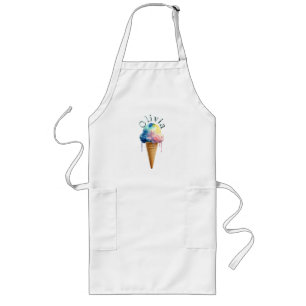 Ice Cream Long Apron