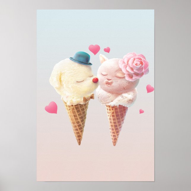 Ice Cream Love Poster (Front)