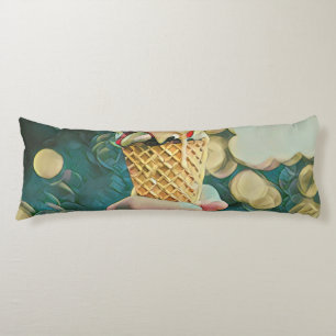 Ice cream lover gift body cushion