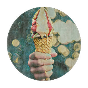 Ice cream lover gift cutting board